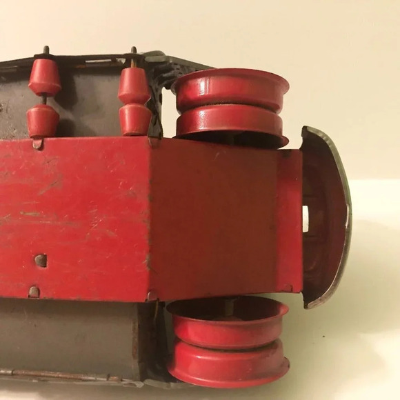 Vtg Nomura Japan Tin Battery 1200 Piston Action Tractor Incomplete Not Working - Picture 13 of 16